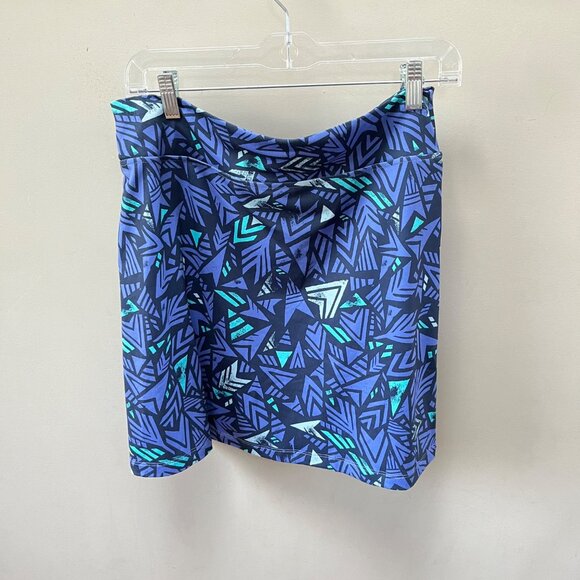 Patagonia Womens Blue‎ Patterned Athletic Skirt Size M - Picture 1 of 3